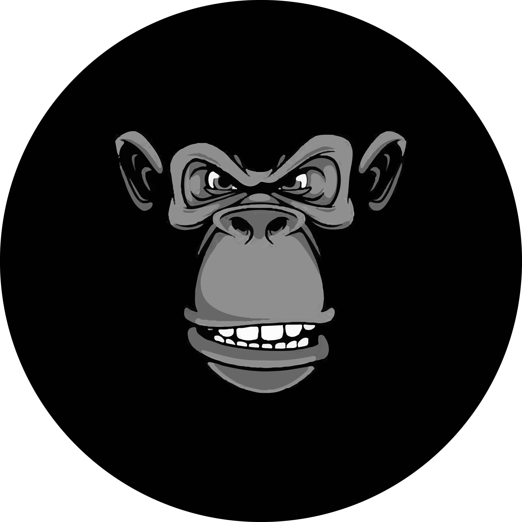 Monkey Designed Spare Wheel Tire Cover